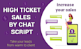 write your sales by chat script