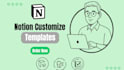 design custom notion template, notion pages with notion dashboard