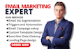 design attractive email campaign to boost open rate, segment email list, email