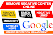 permanently remove mugshots negative links, erase bad news articles from google
