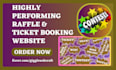 design raffle giveaway competition event draw contest ticket booking website