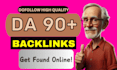 create da 90 backlinks for google rankings