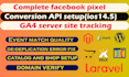 fix meta pixel and conversion API setup for shopify, ga4 server side tracking