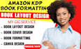 fix book error, canva ebook design work book design, book formatting and editing