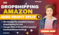 manage amazon dropshipping on profit split, amazon 2 step dropshipping
