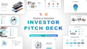 design startup investor pitch deck presentation design or business slide ppt
