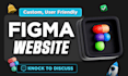 do figma website design, website UI UX design, figma website mockups