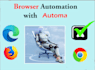 create bots, browser automation, and website scrapers with automa
