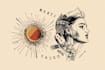 make a minimalist lineart tattoo design or illustration