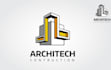 do real estate, construction, architecture, house logo