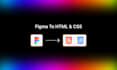 convert your figma to responsive HTML and CSS