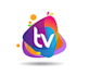 do creative broadcast logo with free source file