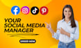 be your facebook, instagram manager, and content creator