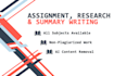 help research and complete your assignments