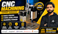 be your cnc programmer and create cnc g code and fusion 360 cam toolpaths