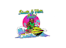 design jet ski bear on summer logo