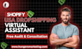 be your USA dropshipping shopify virtual assistant offer free audit