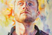 paint a portrait in watercolor