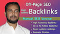do monthly off page SEO with high da backlinks