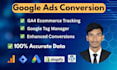 set up google ads conversion tracking, ga4, GTM for wordpress or shopify
