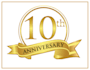 draw excellent event and anniversary logo