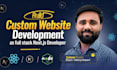 do custom website development as full stack next js developer