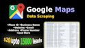 do google maps scraping at scale, b2b lead generation