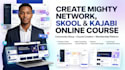 create mighty network, skool, kajabi online course