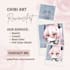 draw chibi anime art and character design of your persona