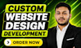 build or rebuild website development full stack developer create custom website