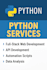 write and debug python projects, automation, scripting and bots