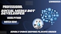 build website automation bot bot social media bot python automation linkedin bot