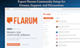 build a support forum, discussion forum website