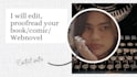 edit and proofread your book and web novel