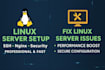 do linux and ubuntu  projects and server setup
