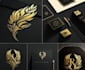 do modern unique corporate logo and brand identity