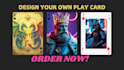 design custom poker cards and playing cards