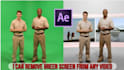 remove your green screen video background professionally