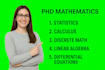 assist in statistics calculus linear algebra discrete math differential equation