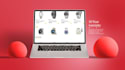 create a stylish laptop website promo video