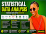 do statistical data analysis using r, stata, python,spss,