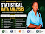 do all statistical data analysis using r,stata,python,spss,