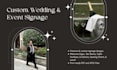 create custom wedding and event signs
