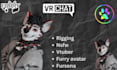 make a custom vrchat avatar with unity setup for PC and quest