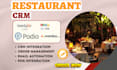 setup restaurant crm cake pos flipdish woopos odoo restroworks routific workflow
