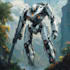 draw an awesome mecha robot art