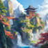 do mystical horror dark environment concept art or landscape