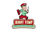 design unique right temp heating logo