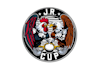 design roosters vs eagles golf logo