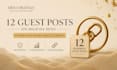 do 12 guest posts on high da sites for natural backlink profile
